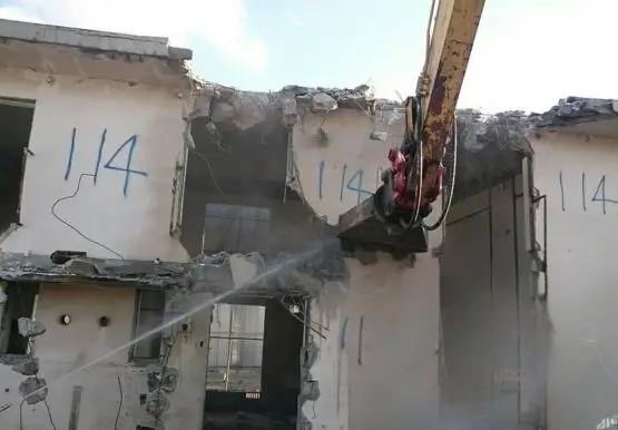 田川市 大峰改良住宅改善工事 既存住宅解体工事